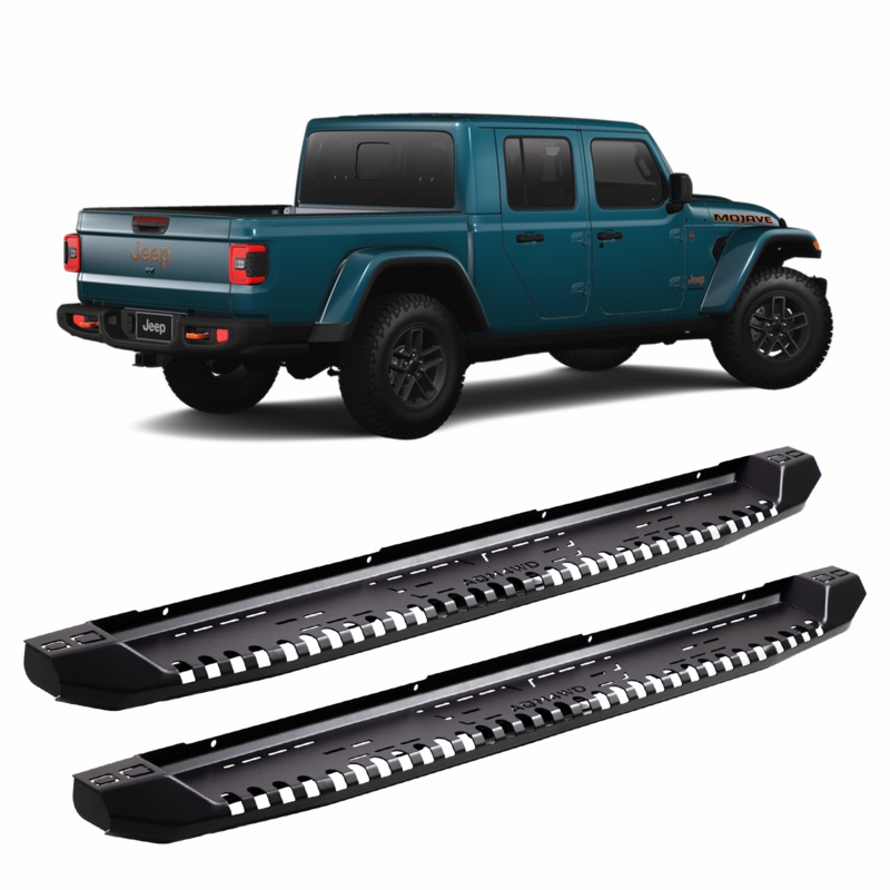 For JEEP Rubicon Gladiator 2021-2025 Running Boards Side Steps AQM-S30