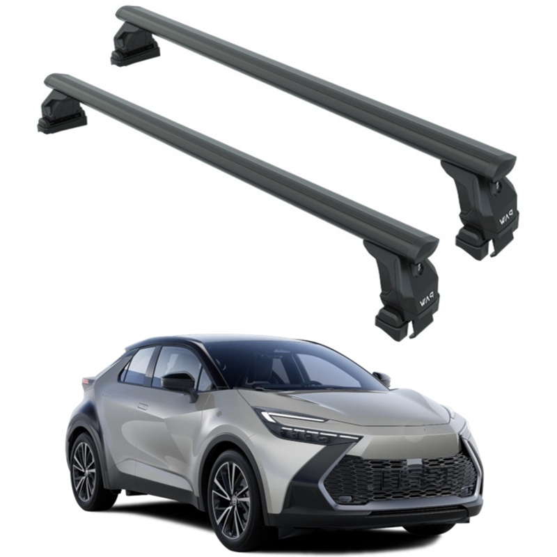 For Toyota C-HR 2023-2025 Roof Rack Cross Bars Normal Roof Black