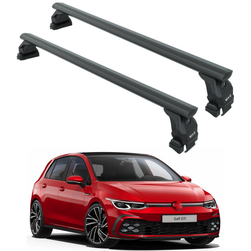 For Volkswagen Golf HB MK8 2020-2025 Roof Rack Cross Bar Normal Roof Black
