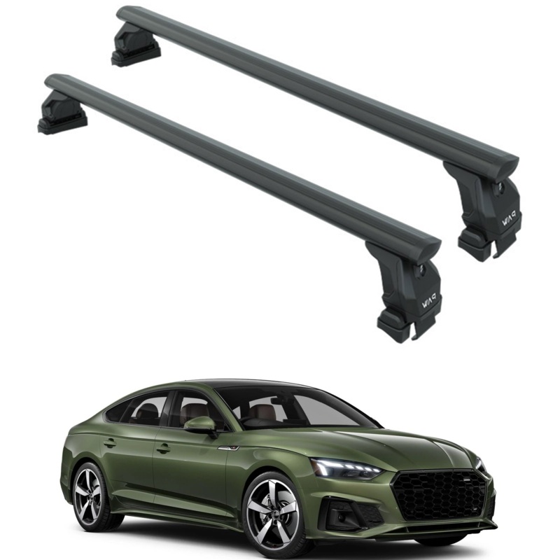 For Audi A5 Sportback 2017-2024 Roof Rack Cross Bars Black