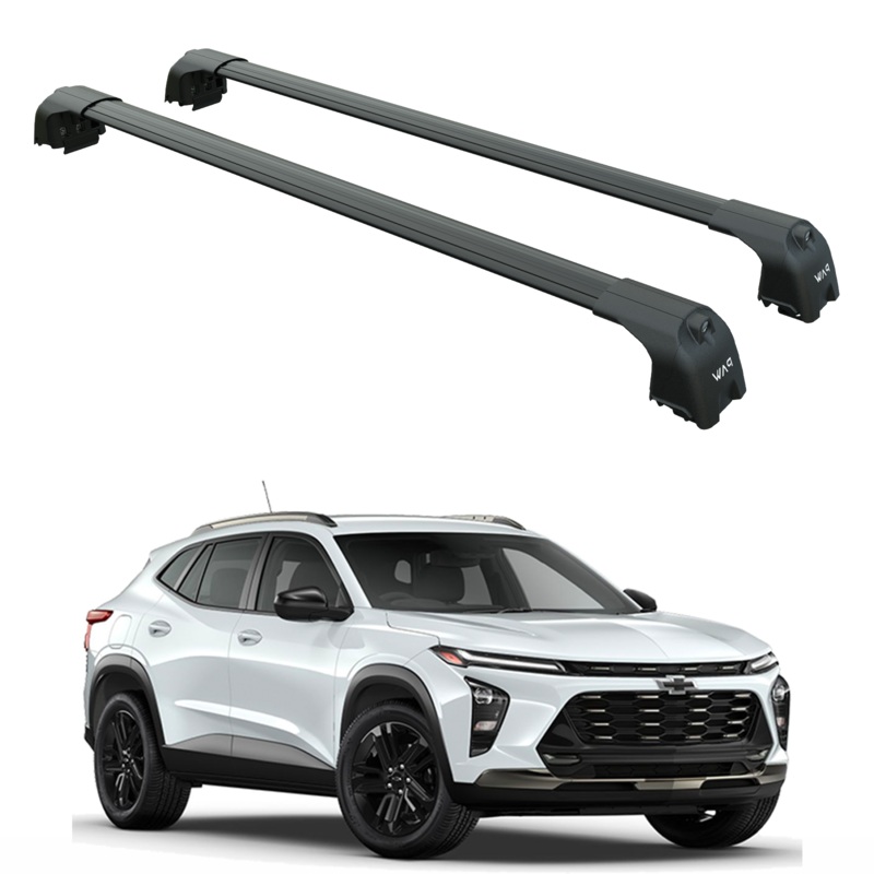 For Chevrolet Trax 2023-2025 Roof Rack Cross Bars Flush Rail Fix Point Black