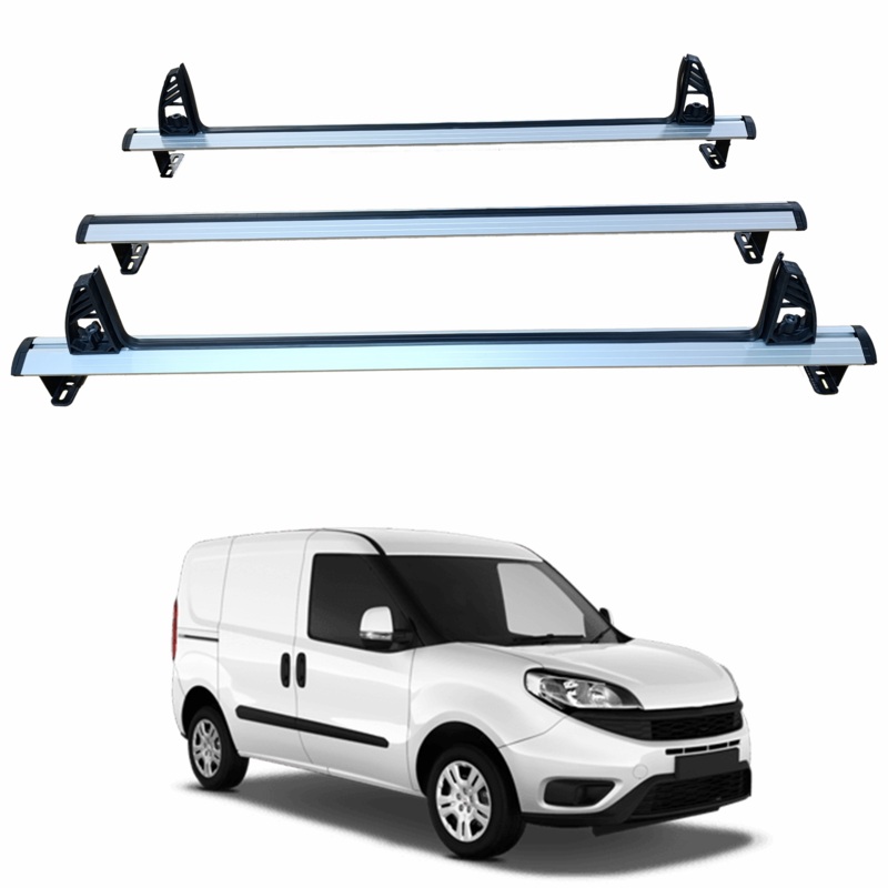 For Fiat Doblo 2010-2021 Ladder Roof Racks Cross Bars Carrier 3 Qty