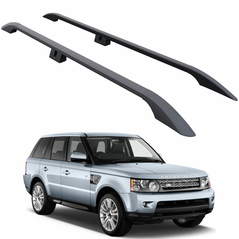 For Land Rover Range Rover Vogue 2002-2012 L322 Roof Side Rails  Plus Model, Aluminum Black