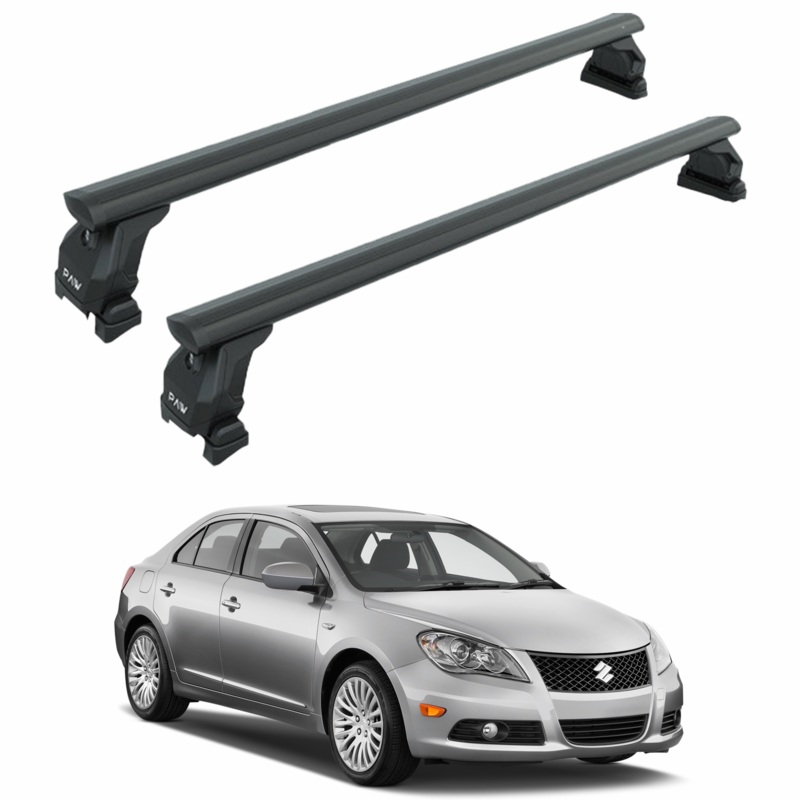 For Suzuki Kizashi Roof Rack Cross Bars Fix Point Black 2010-2013