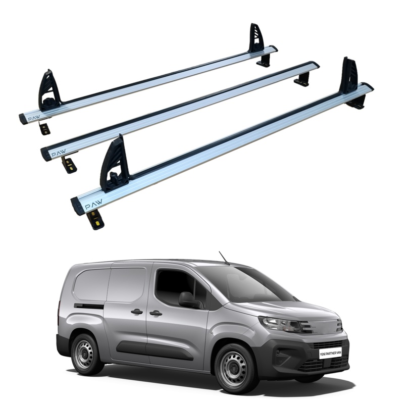 For Toyota Proace City 2018-2025 Roof Racks Cross Bars Carrier Alu 3 Qty