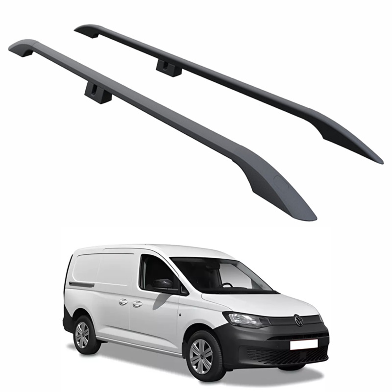 For Volkswagen Caddy V Maxi 2020-2025 Roof Side Rails, Plus Black
