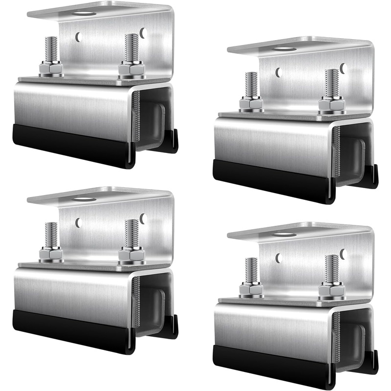 ProMaster, Boxer, Jumper, Ducato Roof Mount Kit / 304 Grade Stainless steel mushroom head adapter 4 Qty
