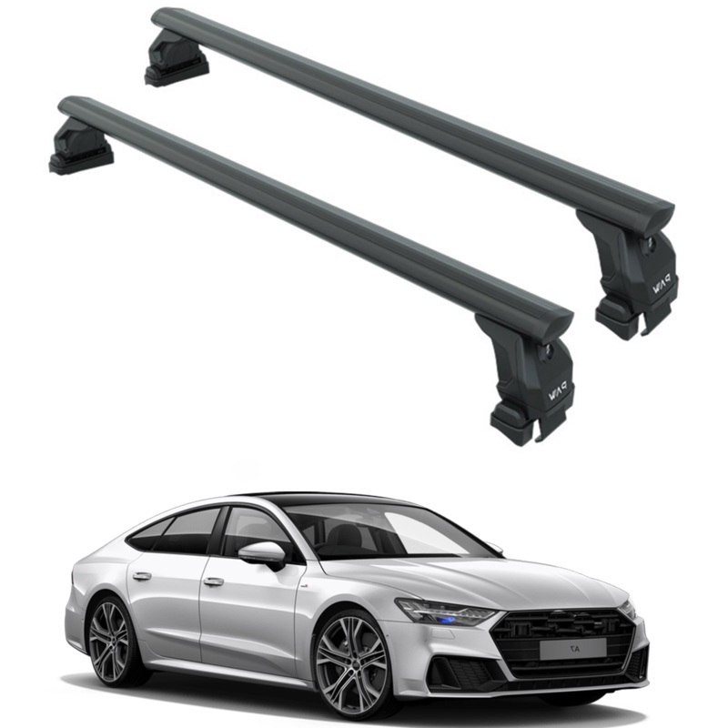 For Audi A7 2018-2025 Roof Rack Cross Bars Pro 4 Black