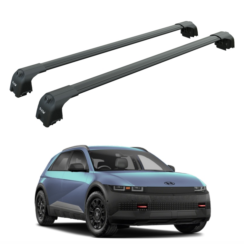 For Hyundai ioniq 5 2025-2026 Roof Rack Cross Bars Flush Roof Black