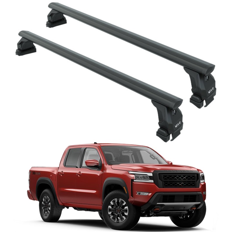 For Nissan Frontier D41 2021-2025 Roof Rack Cross Bars Normal Roof Black