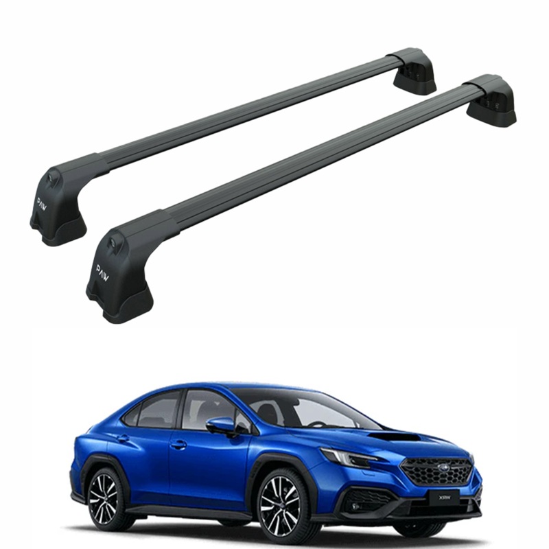 For Subaru Legacy Sedan 2020-2025 Roof Rack Cross Bar Fix Point Alu Black