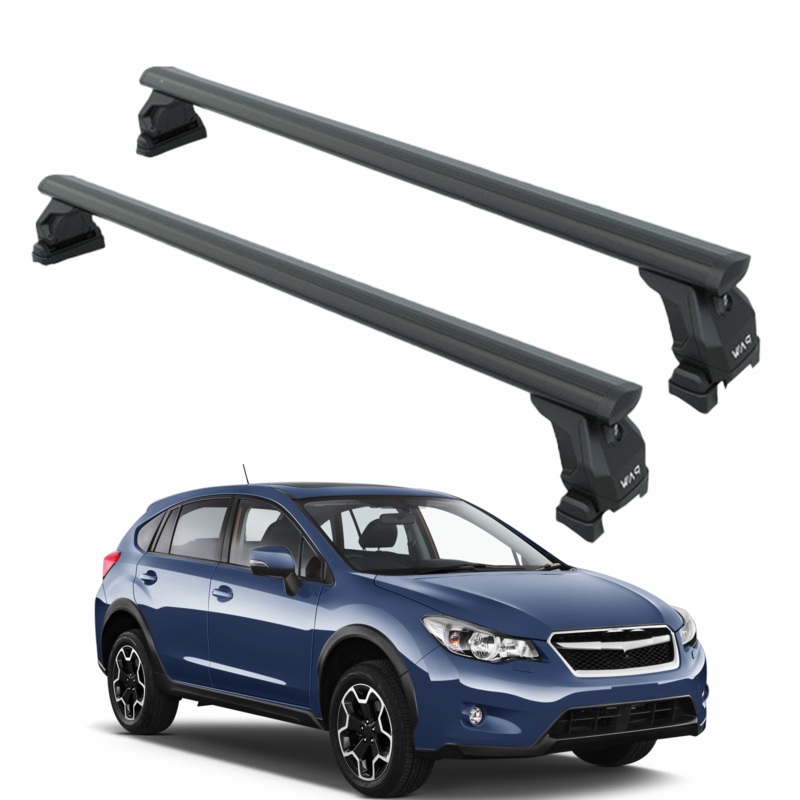 For Subaru XV 2011-2017 Roof Rack Cross Bars Fix Point Black