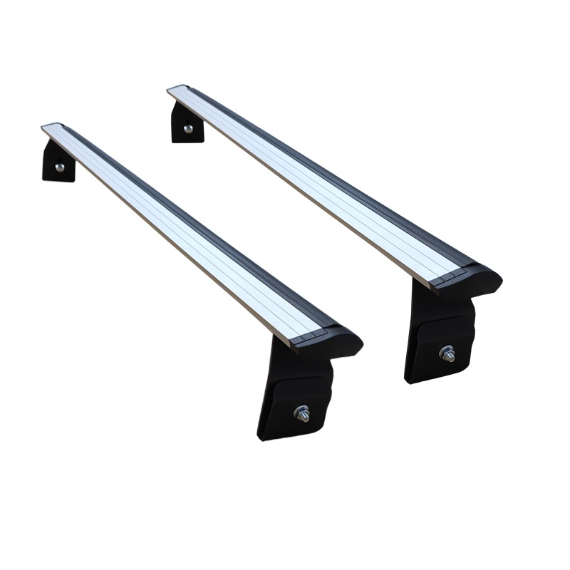 For Toyota Hilux LN Roof Rack Carrier Cross Bars Aluminum Rain Gutter Black