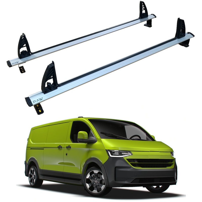 For Volkswagen Transporter 2024-2025 Ladder Roof Rack Carrier Cross Bars Aluminum, 2 Qty