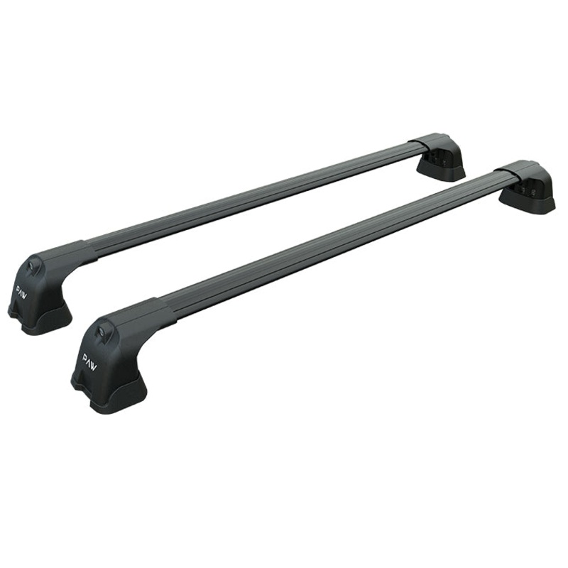 For Opel&Vauxhall Adam 2013-Up Roof Rack System Carrier Cross Bars Aluminum Black