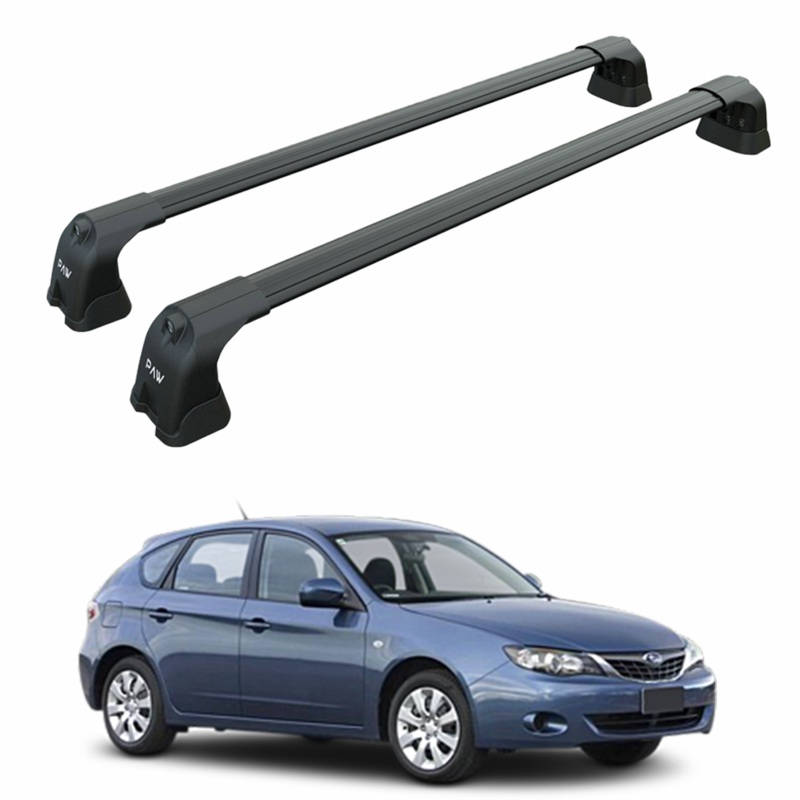 For Subaru Impreza Hatchback 2007-2014 Roof Rack Cross Bar Fix Point Black