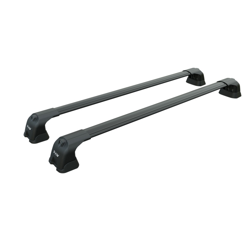 For Dacia Logan 2004-2012 Roof Rack System, Aluminium Cross Bar, Metal Bracket, Lockable, Black