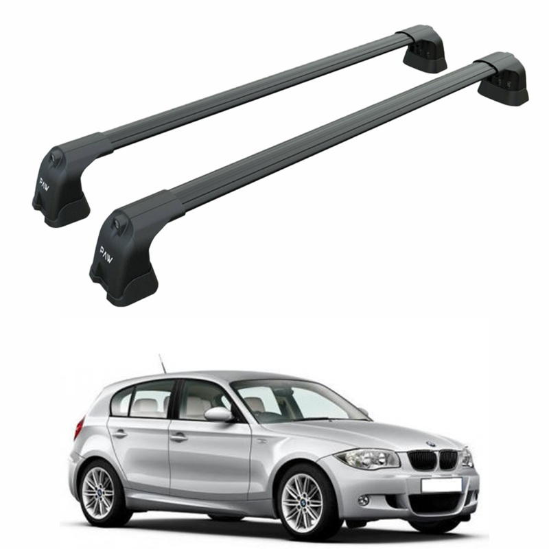 For Bmw 1 Series E82 2007-2013 Roof Rack Cross Bars Fix Point Black