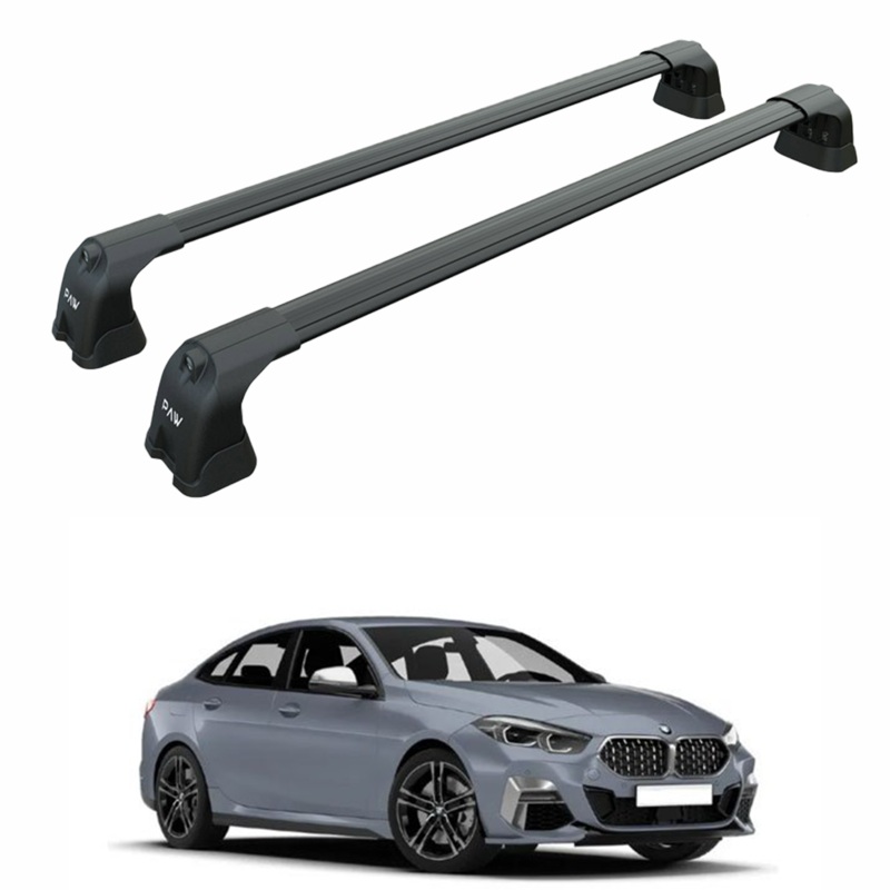 For Bmw 2 Gran Coupe F44 2020-2025 Roof Rack Cross Bars Fix Point Black