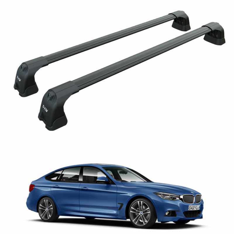 For Bmw 3 GT F34 2013-2019 Roof Rack Cross Bars Fix Point Black