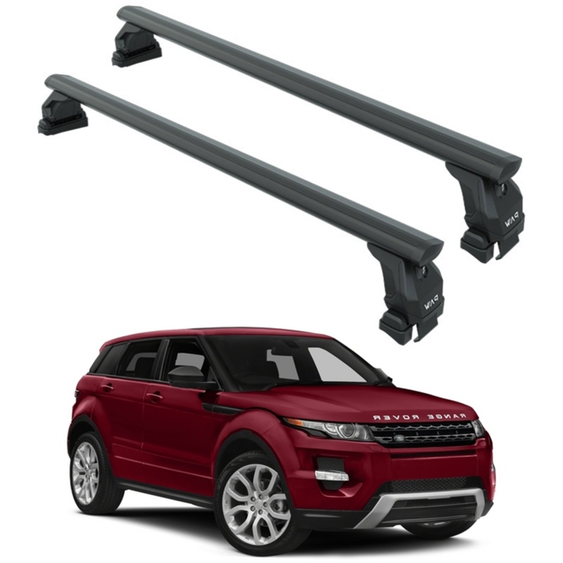 For Land Rover Evoque L5382011-2019  Roof Rack Cross Bars Normal Roof Black