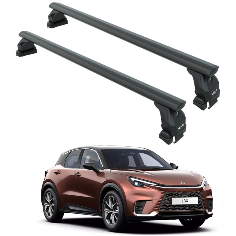 For Lexus LBX 2023-2025 Roof Rack System  Aluminum Cross Bar (Black, Normal Roof)