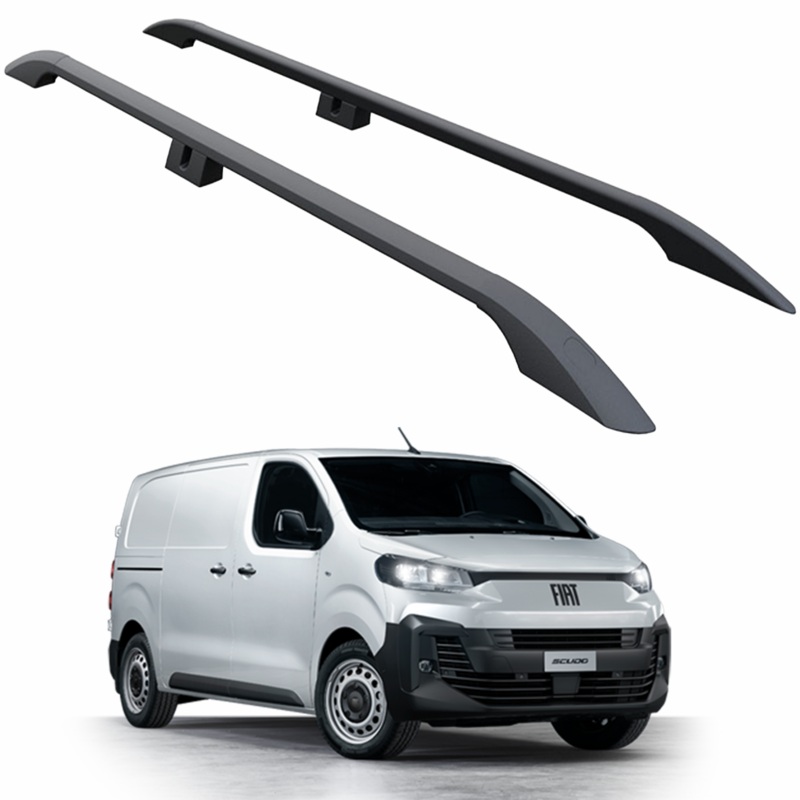 For Toyota Proace SWB Short Roof Rack Rails – Black 2016-2025 Plus Series
