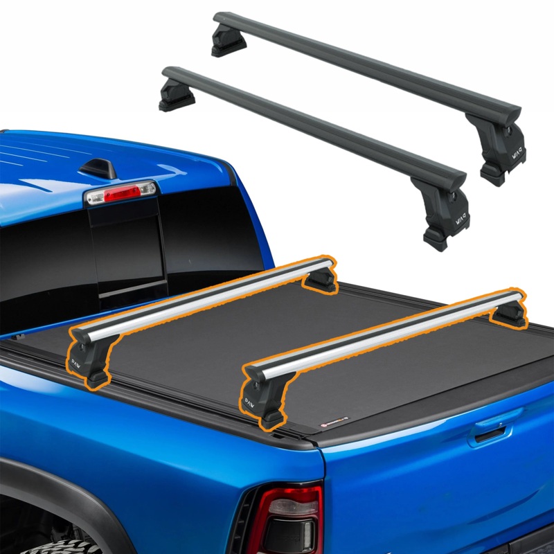 For Volkswagen Amarok Aventura 2020-2025 Bed Rack Cross Bars Black