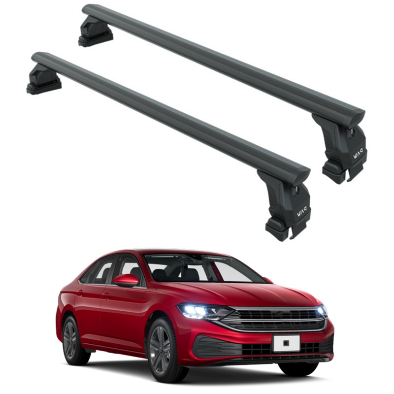 For Volkswagen Jetta 2019-2025 Roof Rack Cross Bar Normal Roof Black