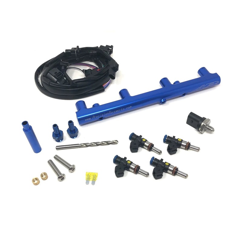 Precision Raceworks VW / Audi EA888.3 MPI Kit with Flex Fuel Capability 925CC USA Blue