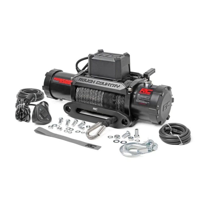 Rough Country 9500-LB PRO SERIES WINCH SYNTHETIC ROPE