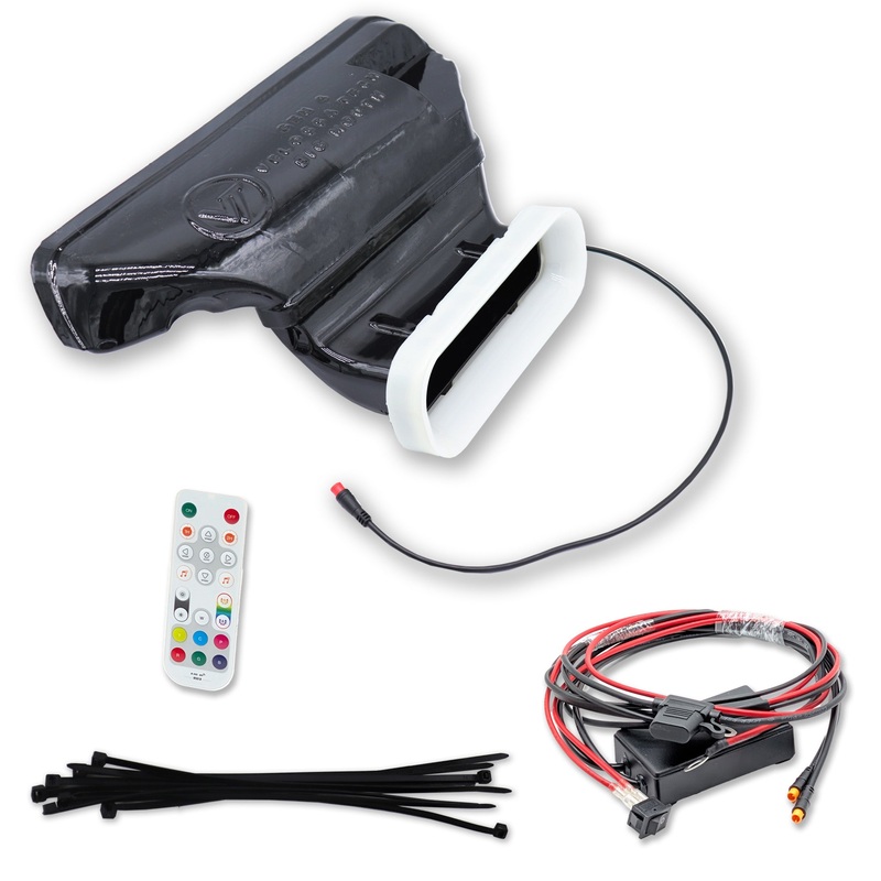 VELOSSA TECH 2015-2021 Subaru WRX/STI BIG MOUTH “LIT KIT” Ram Air Intake Snorkel Black Asymmetric Hexagonal