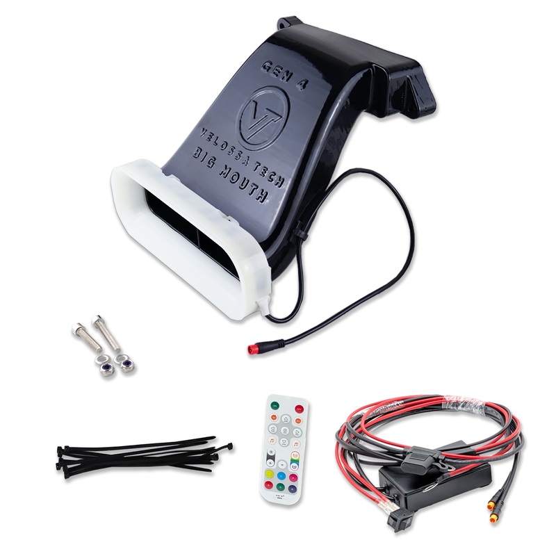 VELOSSA TECH 2016-2018 Ford Focus RS BIG MOUTH “LIT KIT” Ram Air Intake Snorkel Black Asymmetric Hexagonal