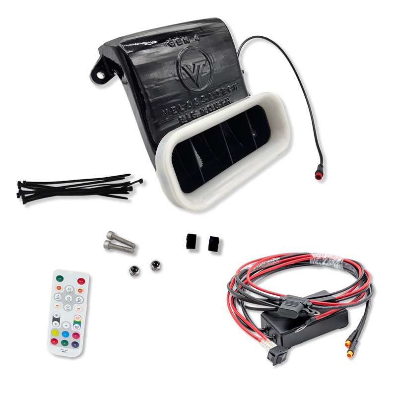 VELOSSA TECH 2022+ Ford Maverick BIG MOUTH “LIT KIT” Ram Air Intake Snorkel Black