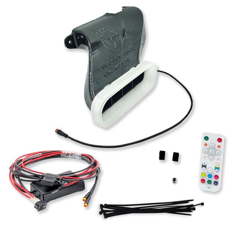 VELOSSA TECH 2022+ Hyundai Kona N BIG MOUTH “LIT KIT” Ram Air Intake Snorkel Black Asymmetric Hexagonal