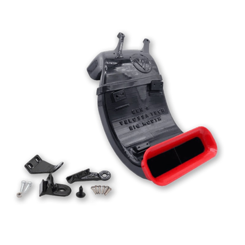 VELOSSA TECH 2022+Toyota GR86 BIG MOUTH Ram Air Intake Snorkel Black Black