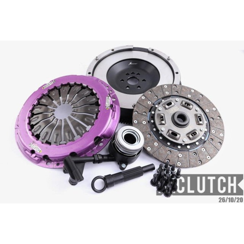 XClutch Clutch Kit Inc Flywheel + HRB; Stage 1 Single Sprung Organic Disc