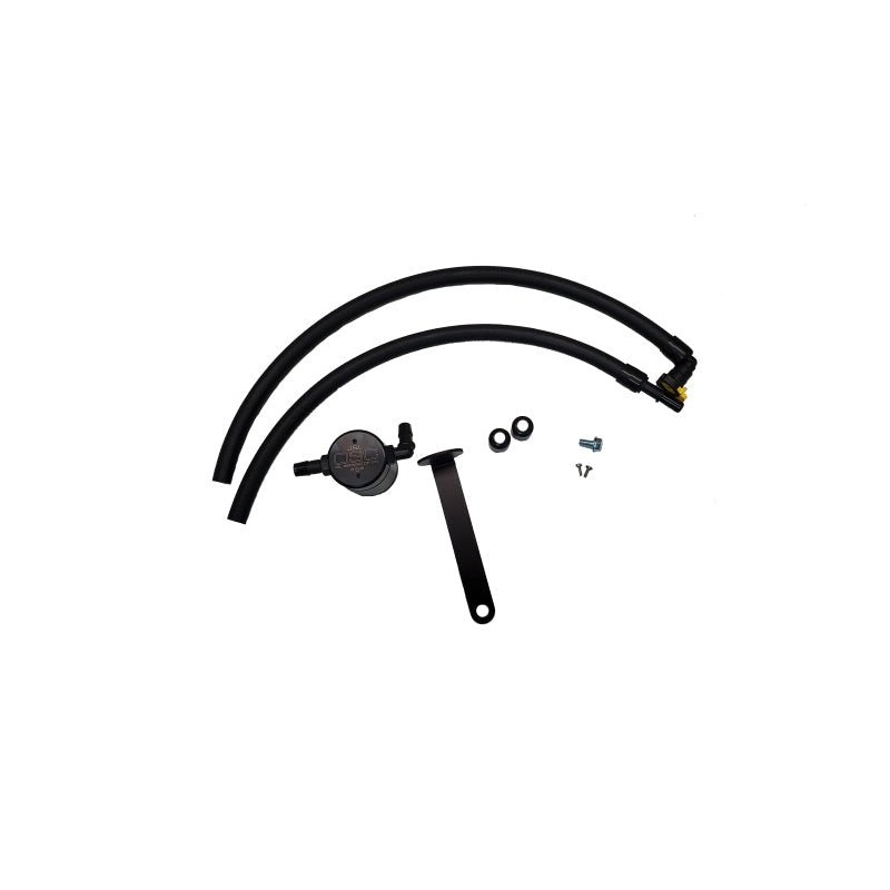 J&L Oil Separator 3.0 Passenger Side (2021-2021.5 Ford Bronco 2.3L EcoBoost) Black Anodized