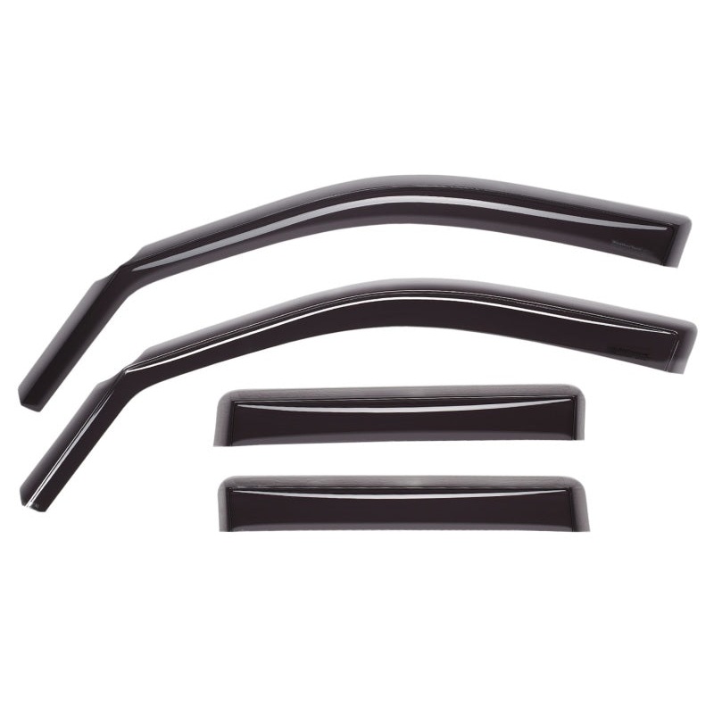 WeatherTech 2015 Volkswagen Golf Front and Rear Side Window Deflectors – Dark Smoke