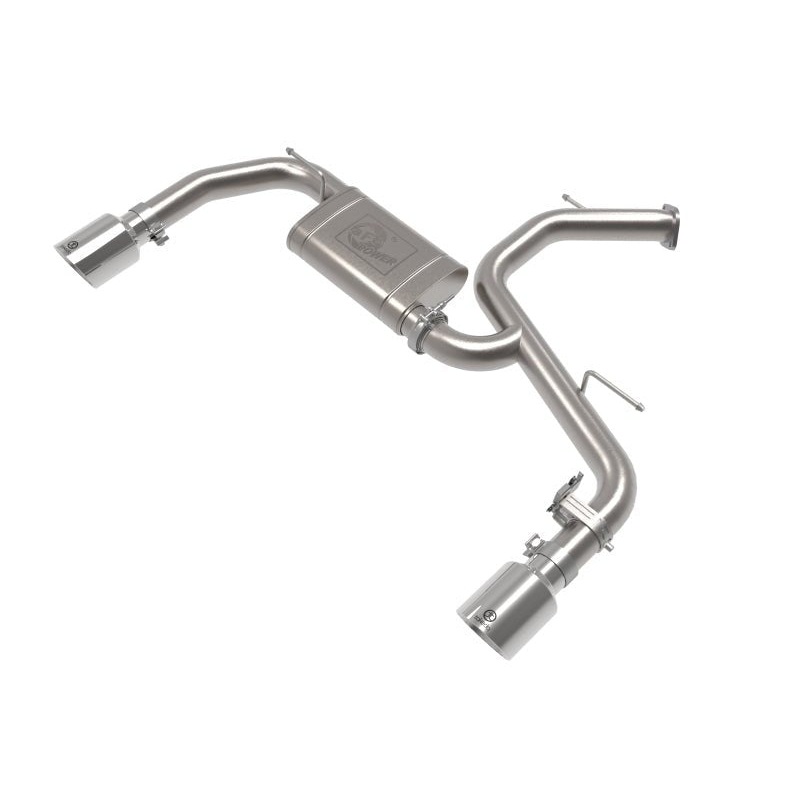 aFe Takeda 22-23 Hyundai Elantra N L4-2.0L (t) 3in 304 SS Axle-Back Exhaust w/ Polished Tips Polished