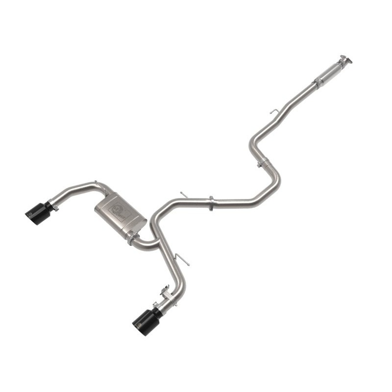 aFe Takeda Hyundai Elantra N 22-25 L4-2.0L (t) 3in 304 SS Cat-Back Exhaust Black