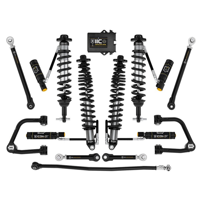 ICON 2021+ BRONCO 3-4″ LIFT STAGE 8 SUSPENSION SYSTEM TUBULAR NON-SAS