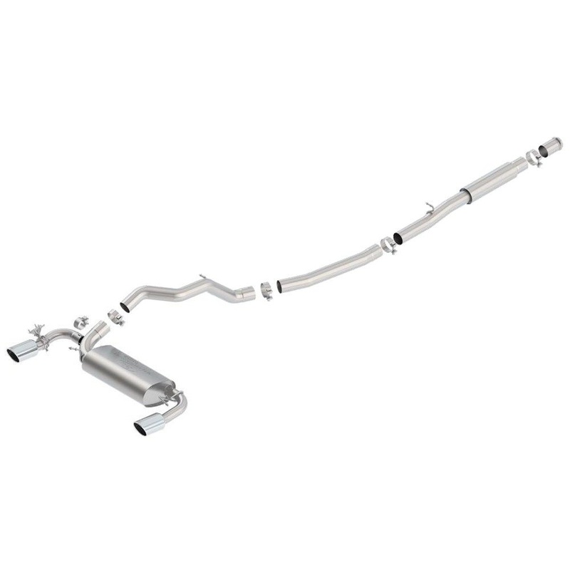 Ford Performance 2016-2017 Focus RS Active Sport Cat-Back Exhaust System w/ Polished Tips