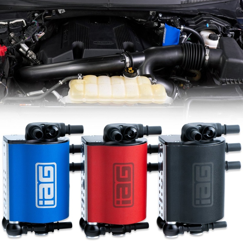 IAG Air Oil Separator AOS For 17-23 Ford F-150 & Raptor 3.5L EcoBoost Black