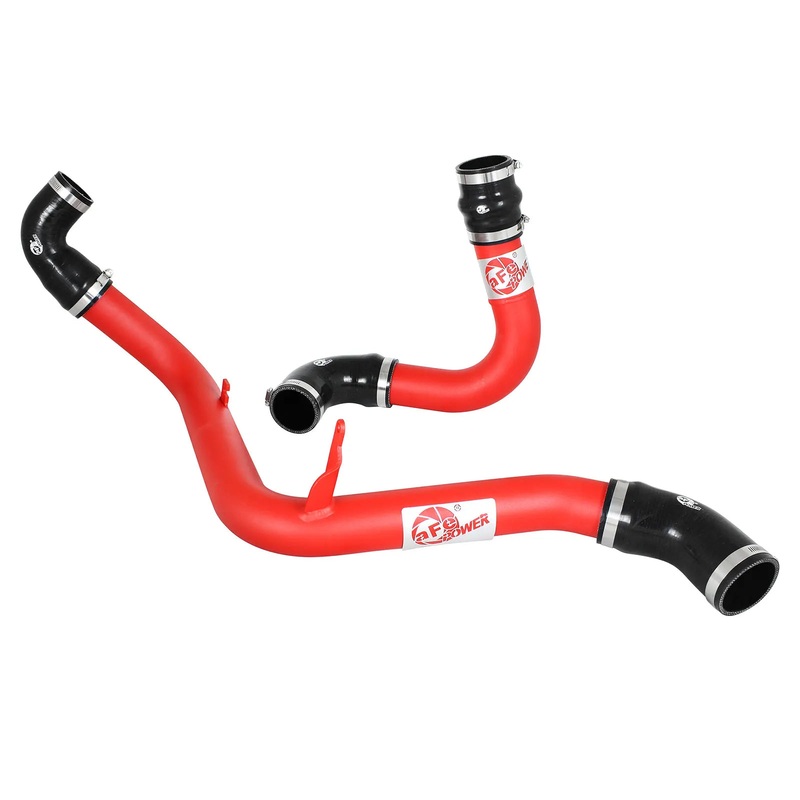 aFe Bladerunner 2.5″ Intercooler Hot and Cold Side Tubes, Ford Focus ST 2.0L Black Hot/Cold Side Pipes Combo