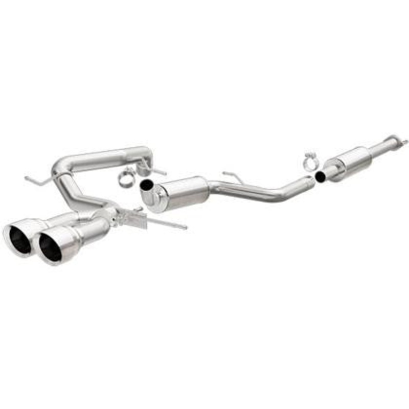 MagnaFlow Ford Focus ST Dual Center Rear Exit Stainless Cat Back Exhaust