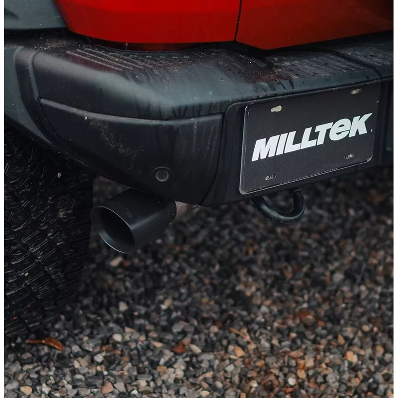 MILLTEK 21+ BRONCO SIDE EXIT CAT-BACK WITH GT-100MM TIP Brushed Titanium