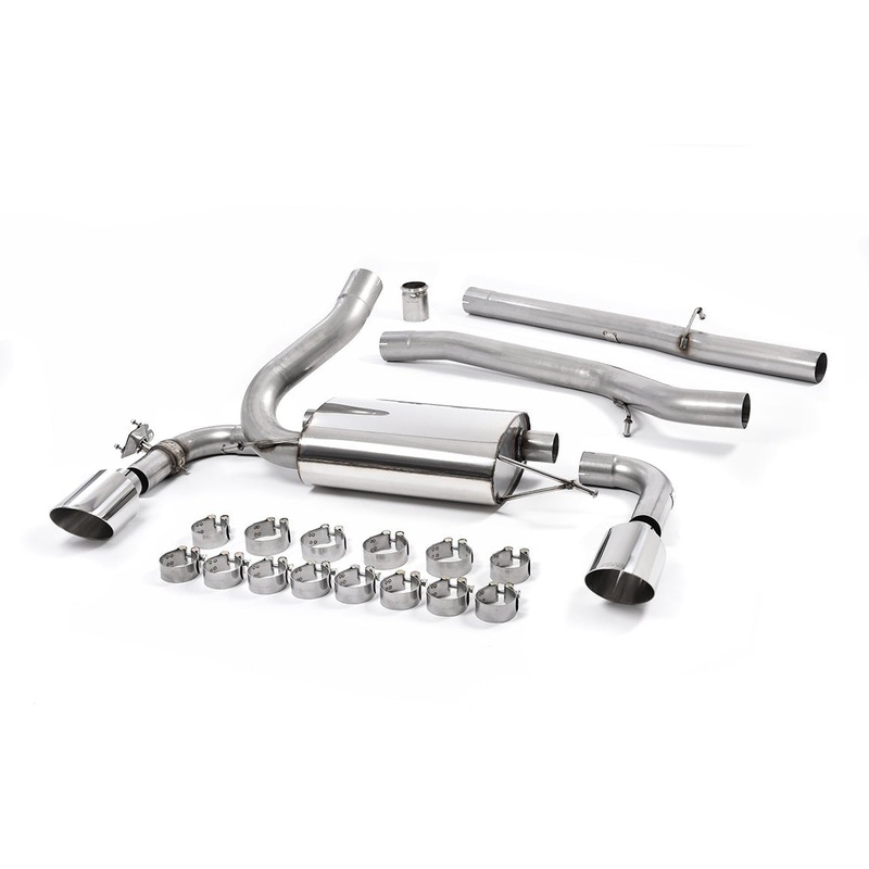 Milltek NON RESONATED CAT BACK 16-18 Focus RS Polished