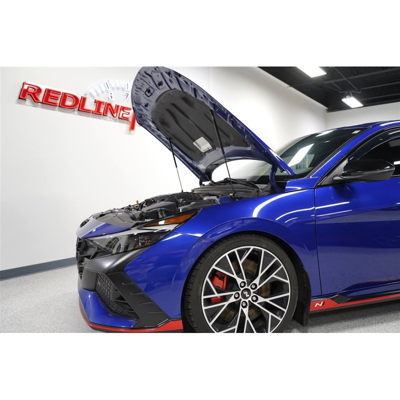 Redline Tuning 2021+ Hyundai Elantra Hood QuickLIFT PLUS Add QuickLIFT Carbon Sleeves:(1 Pair) [Add $19.95] Add Quick Release Ends: [Add $6.95]