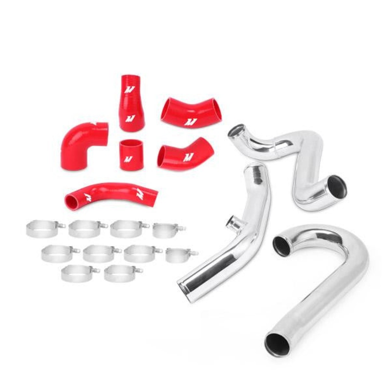 Mishimoto 08+ Mitsubishi Lancer Evolution X Red Upper Intercooler Pipe Kit